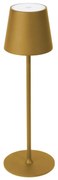Lampada da tavolo LED da esterno dimmerabile LED/4W/4000 mAh 3000/4000/5500K IP44 oro