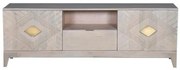 Mobile TV DKD Home Decor Beige Metallo Legno di mango 175 x 40 x 60 cm