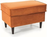 Pouf Ron Velvet cannella – 60x40x43 cm
