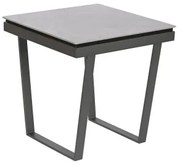 Tavolo aggiuntivo Home ESPRIT Grigio Metallo 51 x 51 x 53 cm