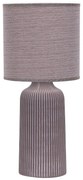 ONLI - Lampada da tavolo SHELLY 1xE27/22W/230V marrone 45 cm