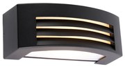 Lampada da parete esterna moderna nera IP44 - Hurricane 1