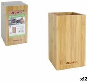 Contenitore per Utensili da Cucina Quttin Bambù 10,5 x 10,5 x 18 cm (12 Unità)