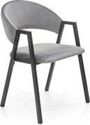 Sedia imbottita k473 - Grigio