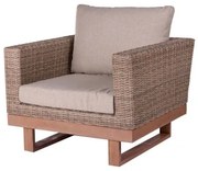 Divano da Giardino Patsy 88 x 89 x 64,50 cm Legno Rattan