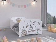 Letto per bambini di qualità con motivi nativi americani 140 x 70 cm