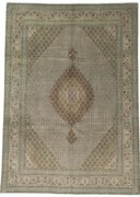 Tabriz Tappeto 350 x 250 Beige (Iran) Annodato A Mano
