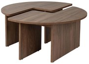 Tavolino da salotto LUVIA in noce