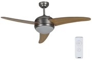 Ventilatore da soffitto Rialto rovere, D. 132 cm ZEPHIR