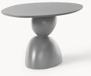 Tavolo ovale Sahra Grey, 180 x 90 cm