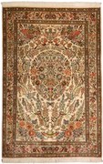 Cashmere Silk Tappeto 190 x 120 Beige (Indian) Annodato A Mano