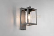 Lunga applique da esterno antracite con sensore crepuscolare ip44 h...