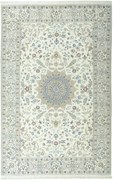 Nain Tappeto 200x310 Beige (Iran) Annodato A Mano