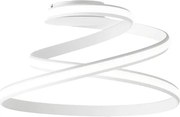 Plafoniera moderna VUELTA a LED D55 cm in metallo verniciato Bianco