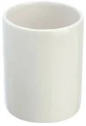 Porta spazzolini da appoggio in ceramica bianca linea Cily