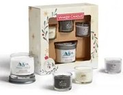 Set regalo 3 lumini e 1 candela piccola Yankee Candle