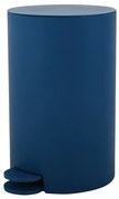 Pattumiera bagno 3 Lt blu scuro con apertura a pedale Orbix