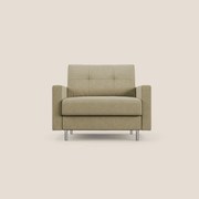 Megan poltrona letto in microfibra smacchiabile T11 beige