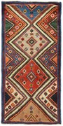 Gabbeh Tappeto 70x150 (Iran) Annodato A Mano