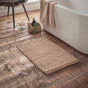 Tappetino da bagno marrone 50x80 cm Aspen Bobble - Bianca