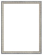 Cornice INSPIRE Fabriano bianco e oro opaco per foto da 60x80 cm