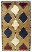 Gabbeh Tappeto persiano 100x170 Beige (Iran) Annodato A Mano