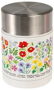 Borraccia termica color crema/argentata 450 ml Wild Flowers – Rex London