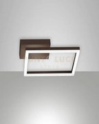 Bard applique corten 1 luce a led 3000k - 22w - 2160 lm dimmerabile