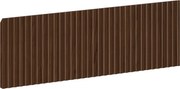 Mexen Rivel front scanalato per corpo mobile bagno 60 x 20 cm, noce - 91A20-0600-235-1-86
