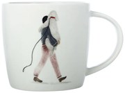 Tazza in porcellana bianca 400 ml Walking The Dog - Maxwell &amp; Williams