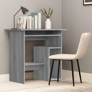 Scrivania grigio sonoma 80x45x74 cm in legno multistrato