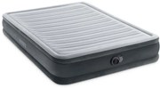 67770ND - Materasso Gonfiabile Dura-Beam Comfort Plush Matrimoniale, con Pompa Elettrica Incorporata, pvc, Grigio, 152x203x33 cm - Intex