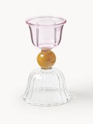 Portacandela in vetro borosilicato Perle