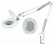 Lampada da tavolo a LED con lente d'ingrandimento e clip LED/15W/230V