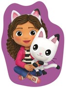 Cuscino per bambini in vello 35x35 cm Gabby´s Dollhouse "Pandy" – Jerry Fabrics