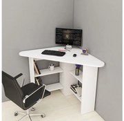 Tavolo da lavoro CORNER 73,8x80 cm bianco