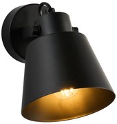 Brilagi - Faretto da parete TECHNO 1xE27/60W/230V nero