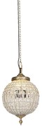 Lampadario Art Déco cristallo con oro 35 cm - Kasbah