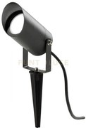 Ges1140- faro proiettore antracite 1 luce attacco gu10 ip65 d.6x12,5cm