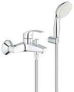 Miselatore Vasca Doccia Grohe Eurosmart con Doccino e Deviatore in Ottone Cromato