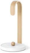 Portarotolo da cucina verticale in legno bianco ø 17 cm Bellwood – Umbra