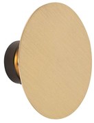 Applique da parete design rotonda oro - Pulley