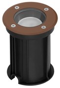 Faretto Carrabile GU10, IP67 - CORTEN con Doppio Pressacavo Colore del corpo Corten