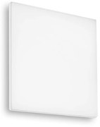 Plafoniera Quadrata Moderna Mib Alluminio-Materie Plastiche Bianco Led 19W 3000K