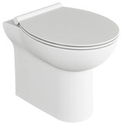 Vaso WC filomuro AZZURRA isi, sedile escluso P 51 x L 37.5 x H 42 cm bianco