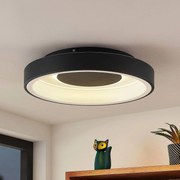 Lindby Izan plafoniera LED, RBGW, nero