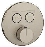 Parti esterne per miscelatore termostatico a due funzioni simultanee brushed brass Hi fi 38713 Gessi