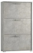 Scarpiera 3 ante doppia profondità 3 ante doppia profondità L 67 x H 112 x P 28 cm 18 paia, grigio