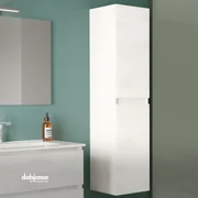 Colonna bagno porta scopa da 40 cm linea Way colore bianco lucido