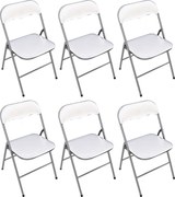 LUCIE - sedia pieghevole salvaspazio set da 6 opaca